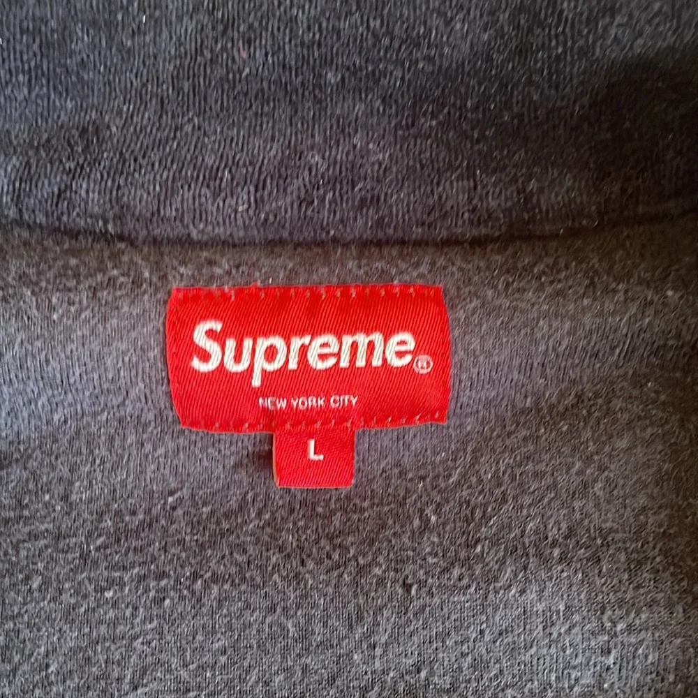 Supreme FW 2017 Retro Velour Half Zip - Picture 2 of 2